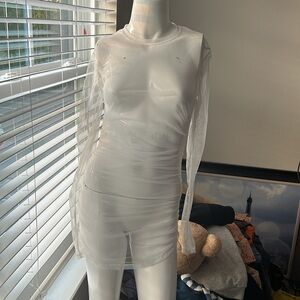 INTIMATELY FREE PEOPLE LAST LAYER SHIRT TOP SIZE S NWT